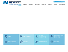 Tablet Screenshot of newway.co.za